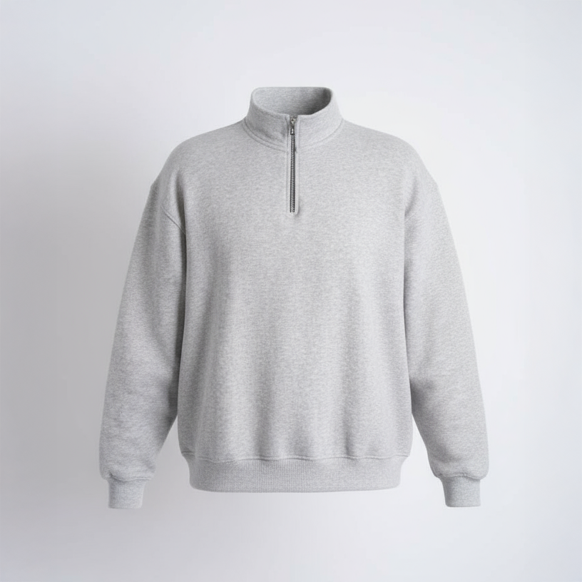 Light Grey Quarter-Zip